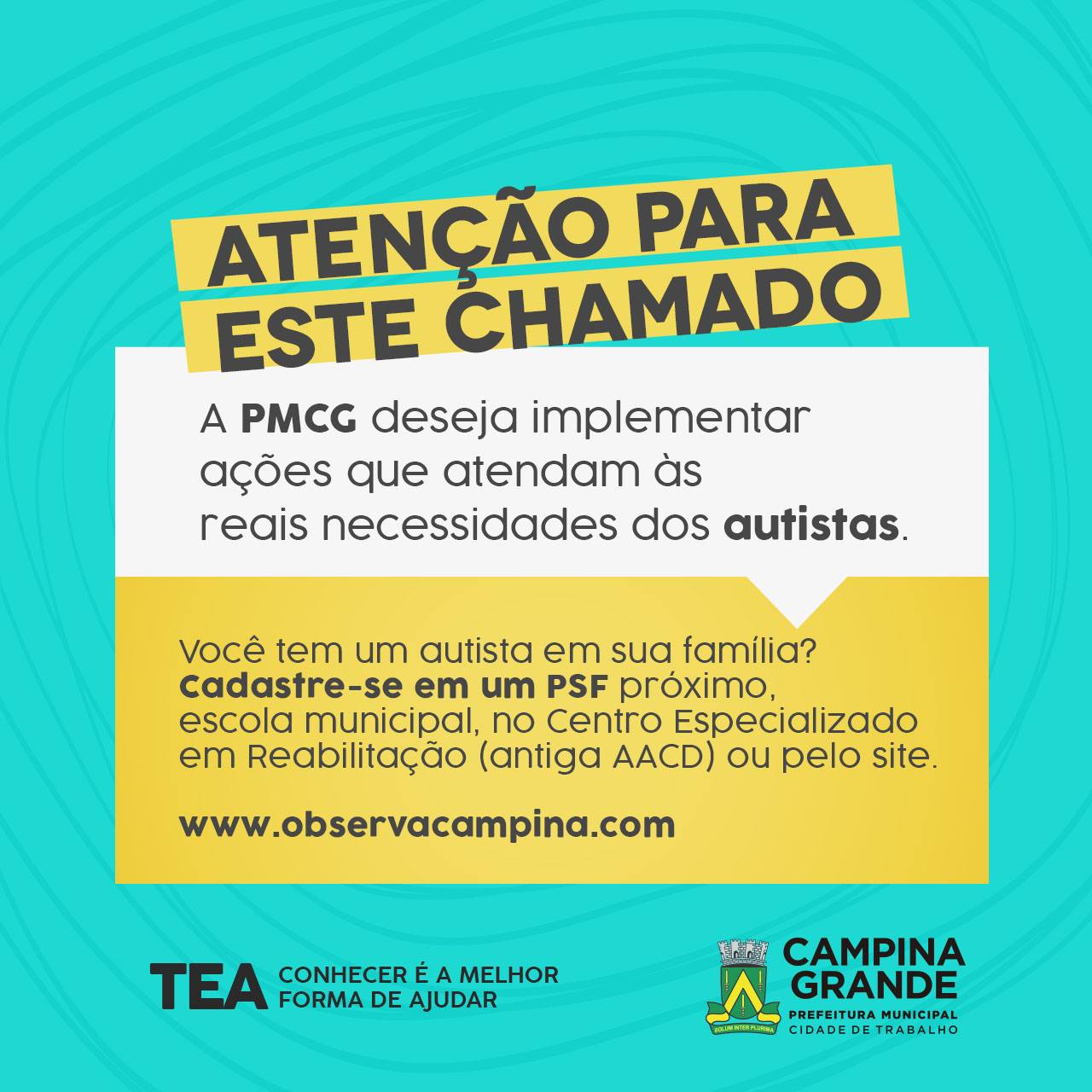PMCG realiza cadastro de pessoas autistas